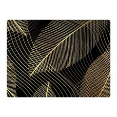 Leaves Nature Art Design Pattern Double Sided Flano Blanket (mini)  by Ravend