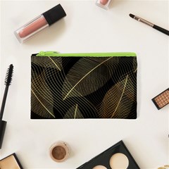 Leaves Nature Art Design Pattern Cosmetic Bag (xs) by Ravend