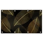 Leaves Nature Art Design Pattern Banner and Sign 7  x 4  Front