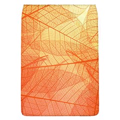 Orange Leaf Texture Pattern Removable Flap Cover (L)