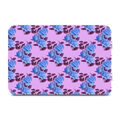 Roses Flowers Background Leaves Plate Mats by Ravend