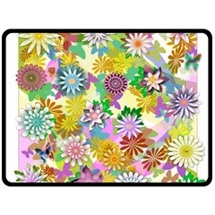 Illustration-pattern-abstract Double Sided Fleece Blanket (large)  by Pakrebo