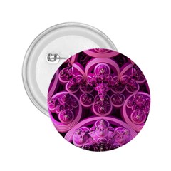 Fractal-math-geometry-visualization Pink 2 25  Buttons by Pakrebo