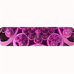 Fractal-math-geometry-visualization Pink Large Bar Mats by Pakrebo