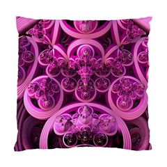 Fractal-math-geometry-visualization Pink Standard Cushion Case (two Sides) by Pakrebo