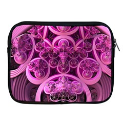 Fractal-math-geometry-visualization Pink Apple Ipad 2/3/4 Zipper Cases by Pakrebo