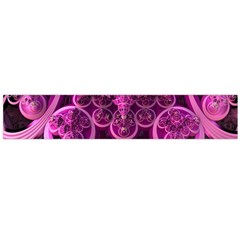 Fractal-math-geometry-visualization Pink Large Flano Scarf 