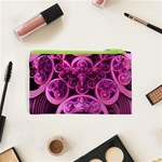 Fractal-math-geometry-visualization Pink Cosmetic Bag (XS) Back