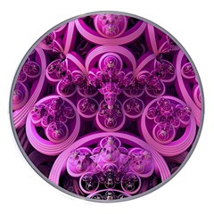 Fractal-math-geometry-visualization Pink Wireless Charger