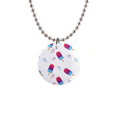 Ice Cream Popsicles Wallpaper 1  Button Necklace