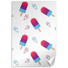 Ice Cream Popsicles Wallpaper Canvas 20  x 30 