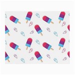 Ice Cream Popsicles Wallpaper Small Glasses Cloth (2 Sides) Front