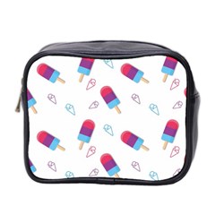 Ice Cream Popsicles Wallpaper Mini Toiletries Bag (Two Sides)