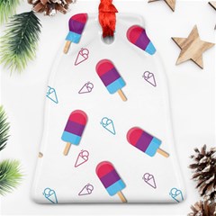 Ice Cream Popsicles Wallpaper Ornament (Bell)