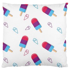 Ice Cream Popsicles Wallpaper Large Cushion Case (One Side)