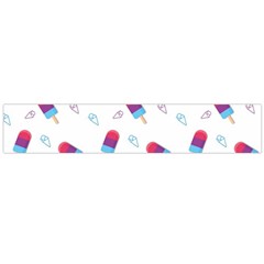 Ice Cream Popsicles Wallpaper Large Flano Scarf 