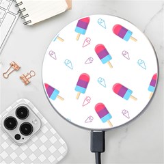 Ice Cream Popsicles Wallpaper Wireless Charger