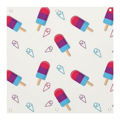 Ice Cream Popsicles Wallpaper Banner and Sign 3  x 3 