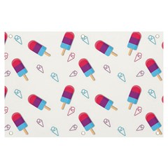 Ice Cream Popsicles Wallpaper Banner and Sign 6  x 4 