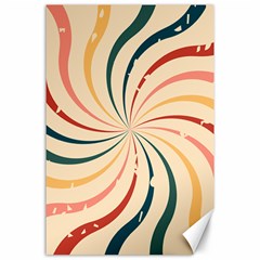 Swirl Star Pattern Texture Old Canvas 24  X 36  by Ravend