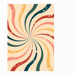 Swirl Star Pattern Texture Old Small Garden Flag (two Sides) by Ravend