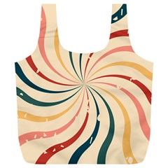 Swirl Star Pattern Texture Old Full Print Recycle Bag (xl) by Ravend