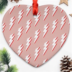 Thunder Flash Abstract Texture Art Ornament (Heart)