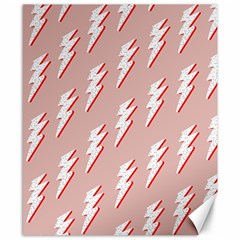 Thunder Flash Abstract Texture Art Canvas 8  x 10 