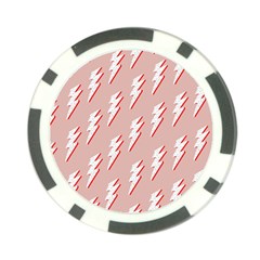 Thunder Flash Abstract Texture Art Poker Chip Card Guard