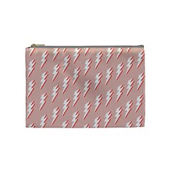 Thunder Flash Abstract Texture Art Cosmetic Bag (medium) by Ravend