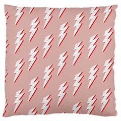 Thunder Flash Abstract Texture Art Large Flano Cushion Case (One Side)