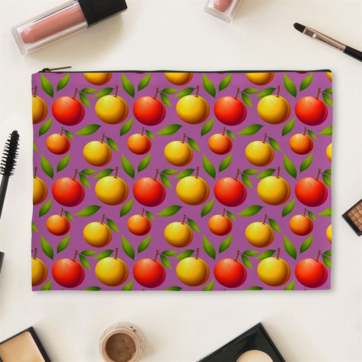 Illustration Fruit Pattern Seamless Cosmetic Bag (XL)