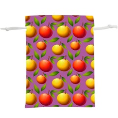 Illustration Fruit Pattern Seamless  Lightweight Drawstring Pouch (xl) by Ravend