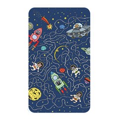 Illustration Cat Space Astronaut Rocket Maze Memory Card Reader (rectangular) by Ravend