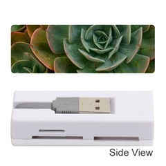 Green Orchid Plant Pattern Memory Card Reader (stick) by Ravend