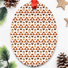 Geometric Tribal Pattern Design Ornament (oval) by Ravend