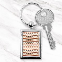 Geometric Tribal Pattern Design Key Chain (rectangle) by Ravend