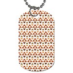 Geometric Tribal Pattern Design Dog Tag (One Side) Front