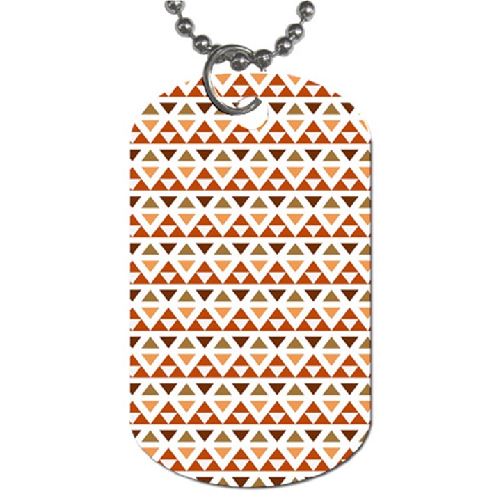 Geometric Tribal Pattern Design Dog Tag (One Side)