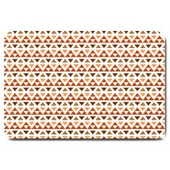 Geometric Tribal Pattern Design Large Doormat  by Ravend