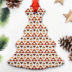 Geometric Tribal Pattern Design Ornament (christmas Tree)  by Ravend