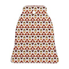 Geometric Tribal Pattern Design Bell Ornament (two Sides) by Ravend