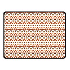 Geometric Tribal Pattern Design Double Sided Fleece Blanket (small) 