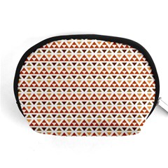 Geometric Tribal Pattern Design Accessory Pouch (medium) by Ravend