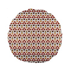 Geometric Tribal Pattern Design Standard 15  Premium Flano Round Cushions by Ravend