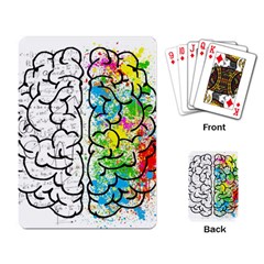 Illustration Brain Mind Psychology Idea Drawing Playing Cards Single Design (rectangle) by Ravend