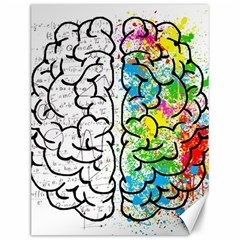 Illustration Brain Mind Psychology Idea Drawing Canvas 12  X 16  by Ravend