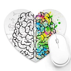 Illustration Brain Mind Psychology Idea Drawing Heart Mousepads by Ravend