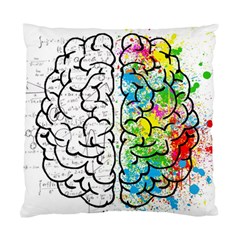 Illustration Brain Mind Psychology Idea Drawing Standard Cushion Case (Two Sides)