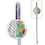 Illustration Brain Mind Psychology Idea Drawing Book Mark Front